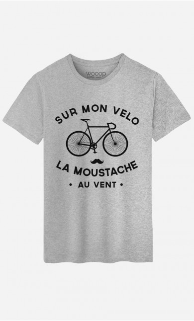 T-Shirt Homme La Moustache Au Vent