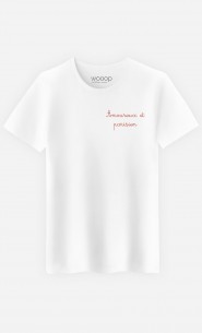 T-Shirt Homme Amoureux et Parisien - Brodé