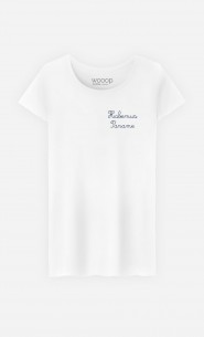 T-Shirt Femme Habemus Paname - Brodé