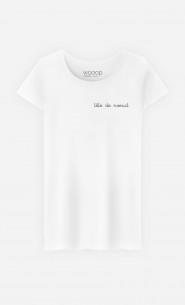 T-Shirt Femme Tête de Nœud - Brodé