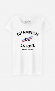 T-Shirt Femme Champion de la Ride