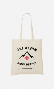 Tote Bag Ski Alpin Sans Pépins