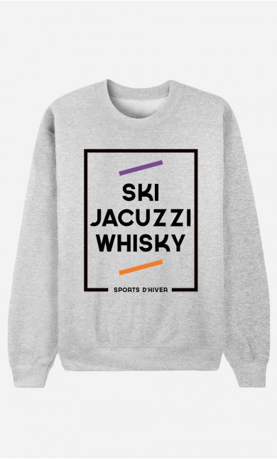 Sweat Femme Ski Jacuzzi Whisky