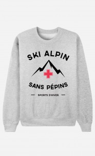 Sweat Homme Ski Alpin Sans Pépins