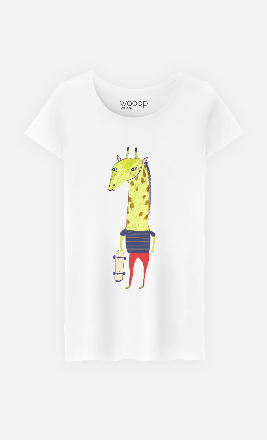 T-Shirt Femme Giraffe Dude