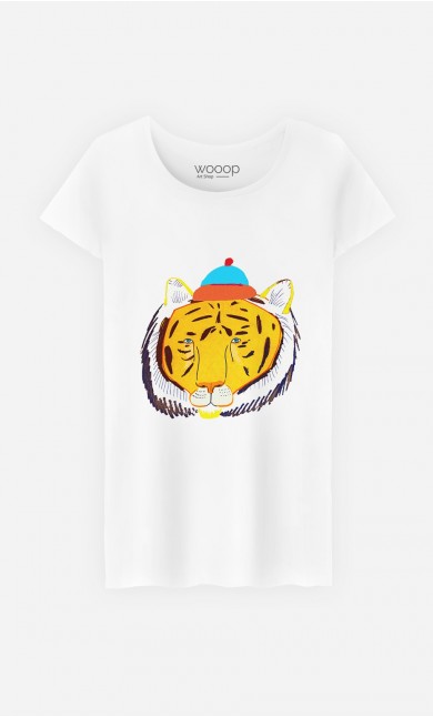T-Shirt Femme Tiger Head