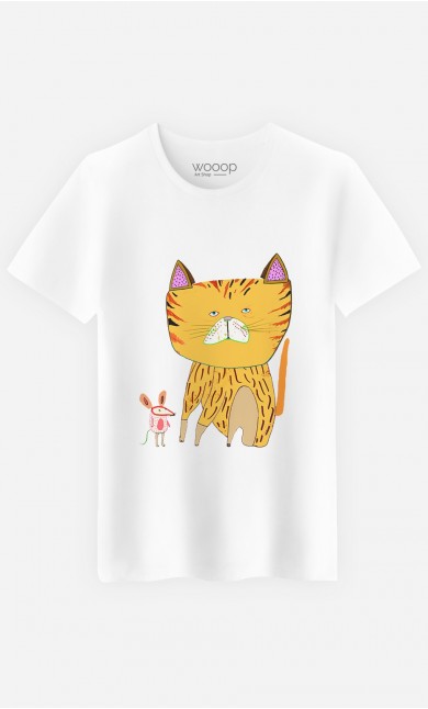 T-Shirt Homme Cat And Mouse