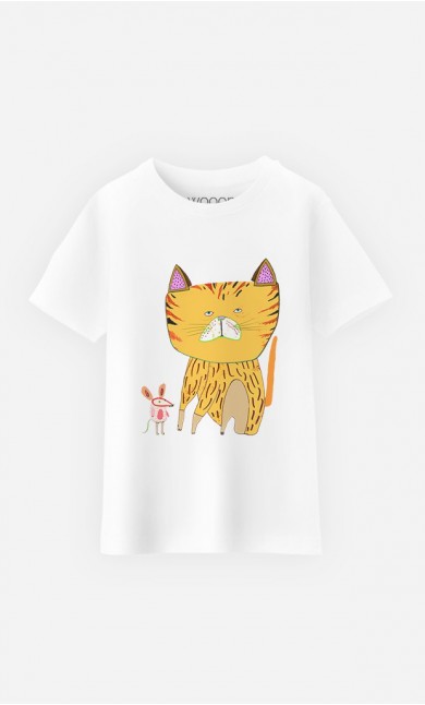 T-Shirt Enfant Cat And Mouse