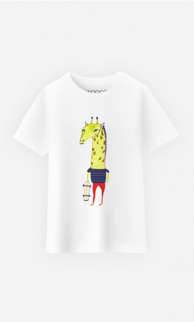 T-Shirt Enfant Giraffe Dude