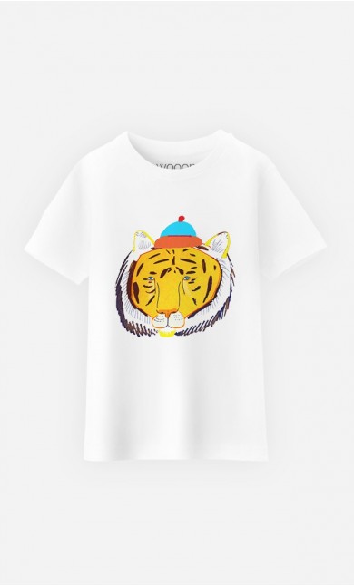 T-Shirt Enfant Tiger Head