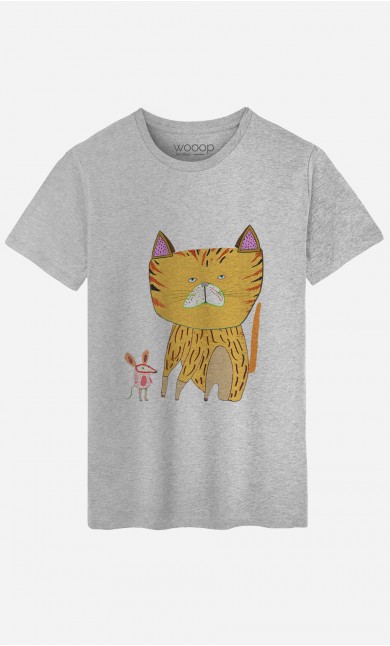 T-Shirt Homme Cat And Mouse