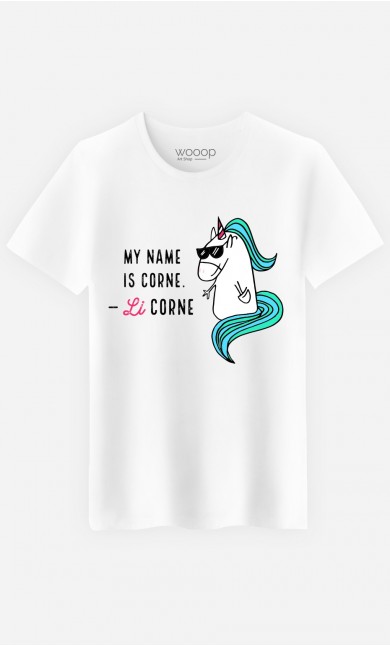 T-Shirt Homme My Name is Corne