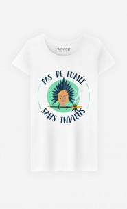 T-Shirt Femme Pas de Fumée Sans Indiens