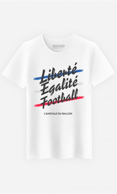 T-Shirt Homme Liberté Egalité Football