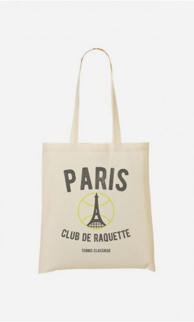 Tote Bag Paris Club de Raquette