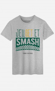 T-Shirt Homme Jeu Set et Smash