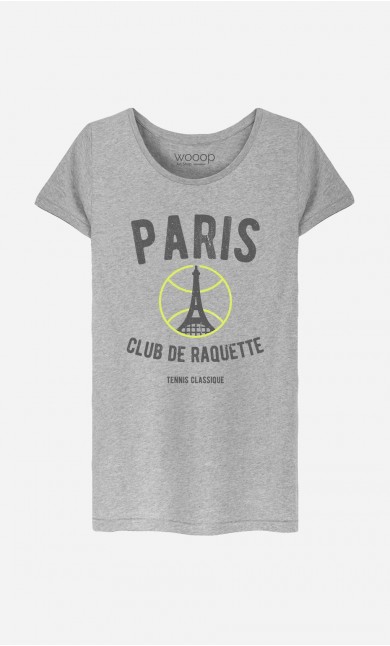T-Shirt Femme Paris Club de Raquette