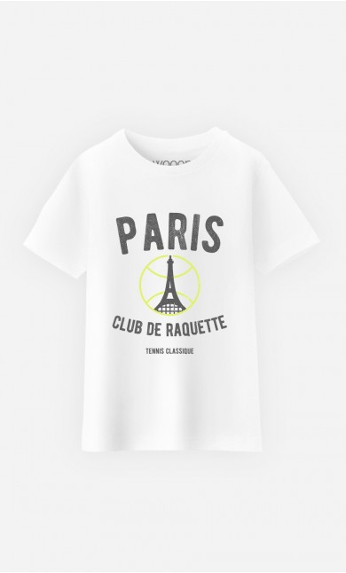 T-Shirt Enfant Paris Club de Raquette