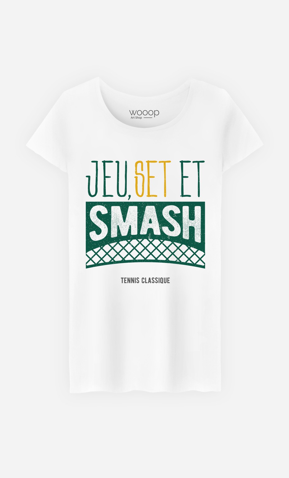 T-Shirt Femme Jeu Set et Smash