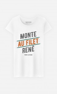 T-Shirt Femme Monte au Filet René