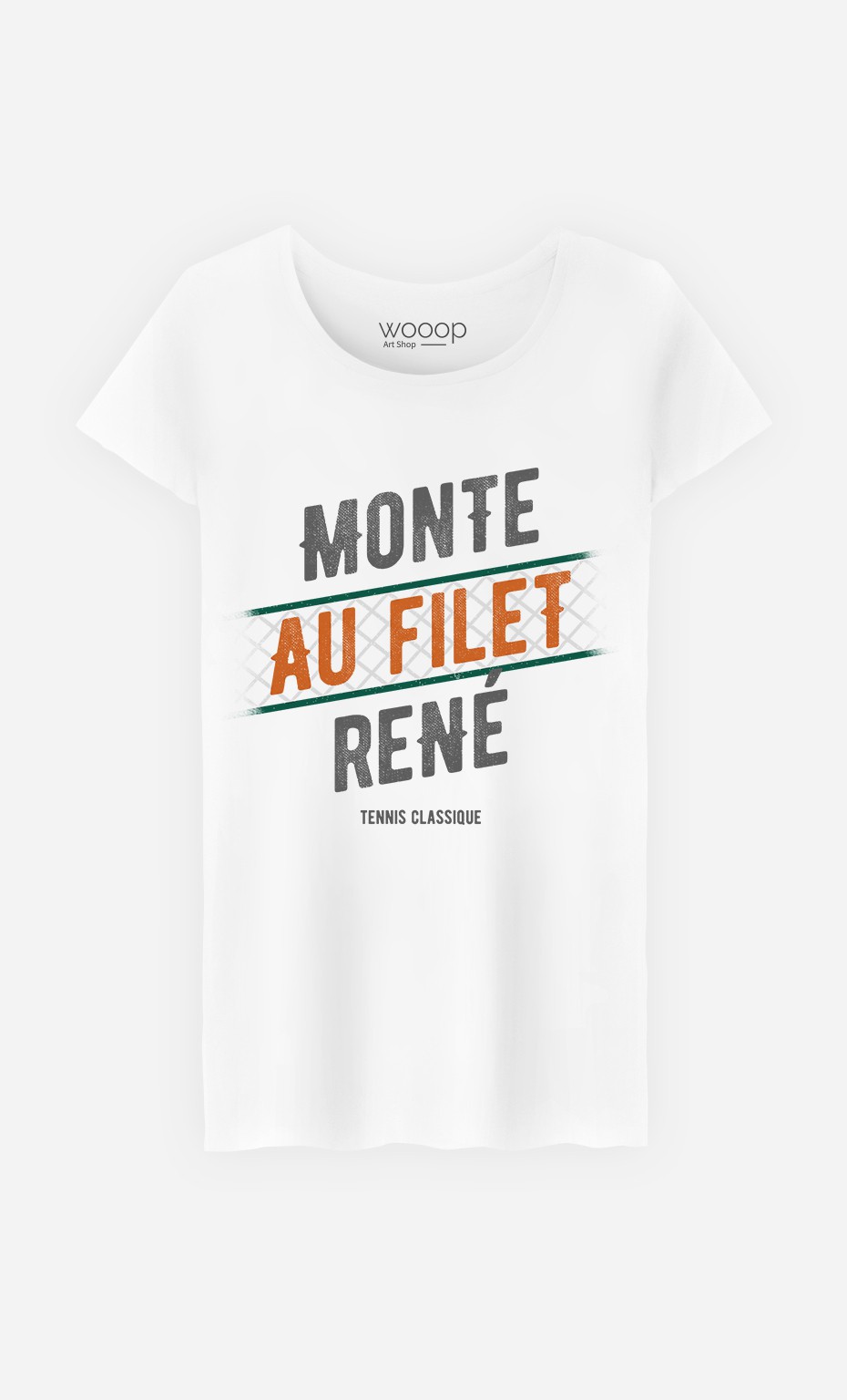 T-Shirt Femme Monte au Filet René