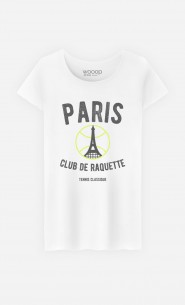 T-Shirt Femme Paris Club de Raquette