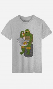 T-Shirt Homme Pizza Turtle