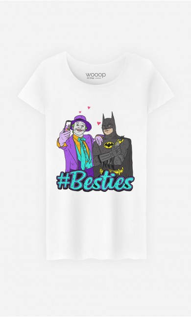 T-Shirt Femme Joker & Batman
