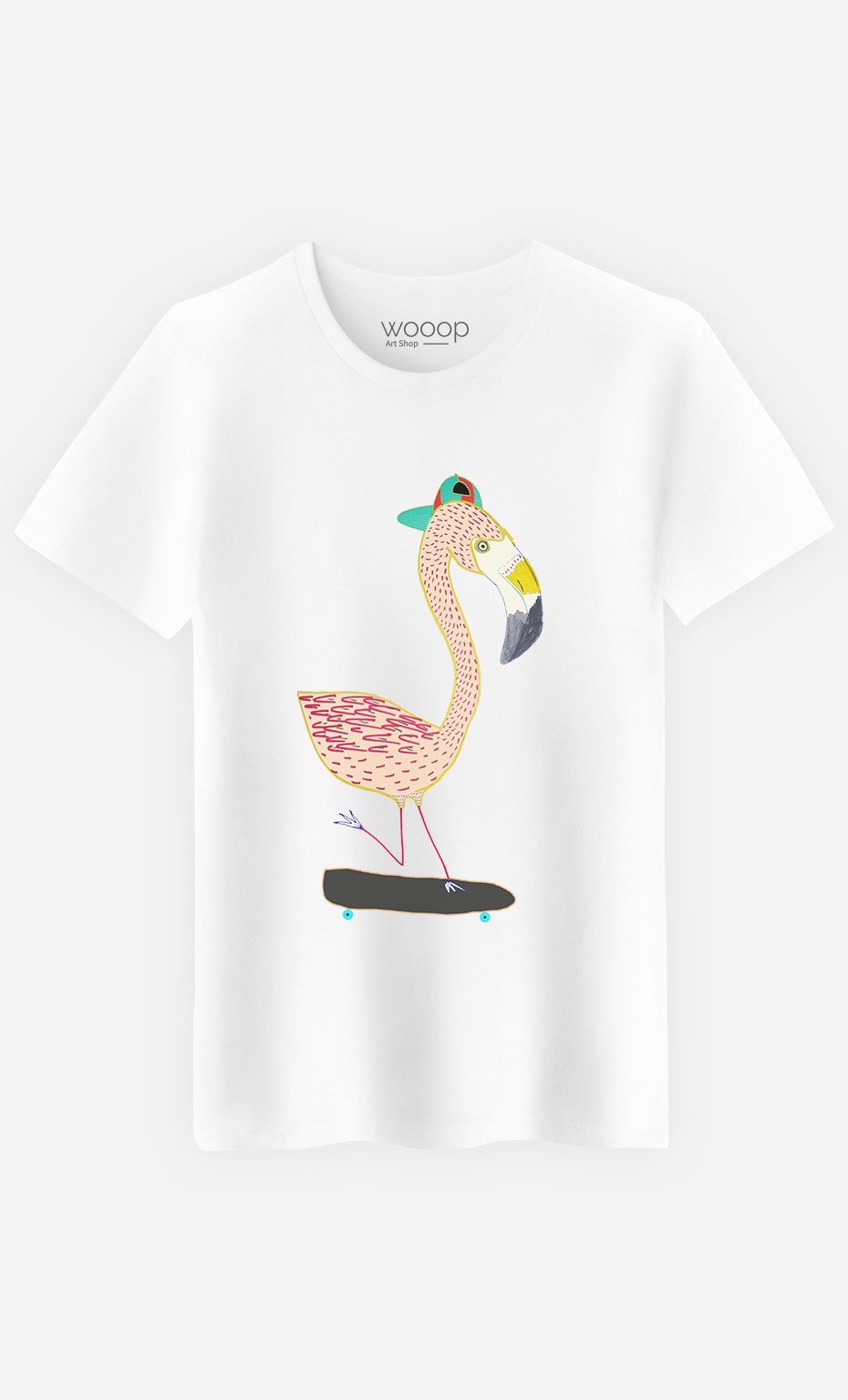 T-Shirt Homme Flamingo Skater