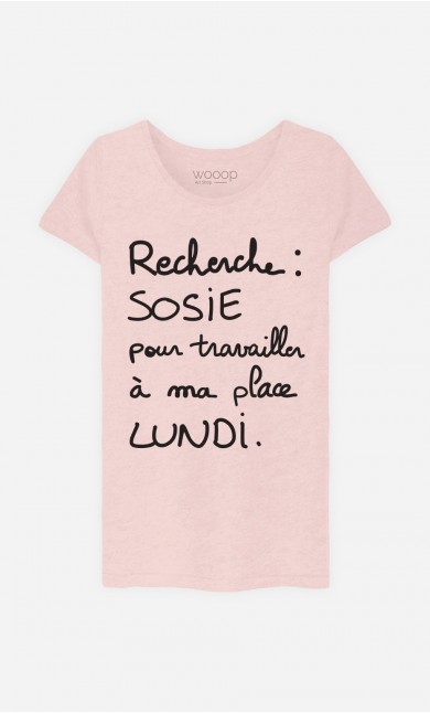 T-Shirt Femme Recherche Sosie