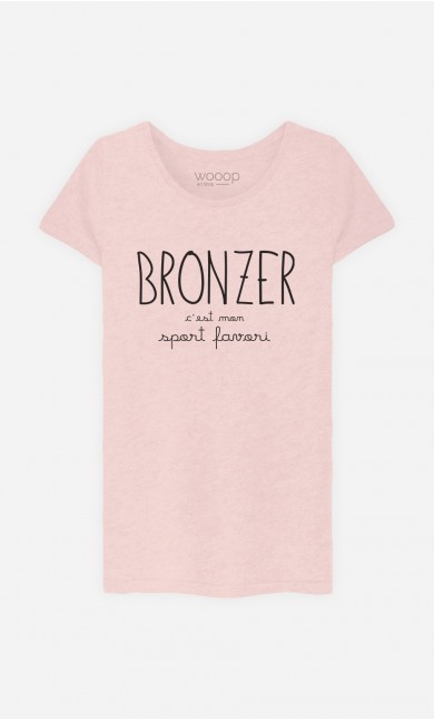 T-Shirt Femme Bronzer