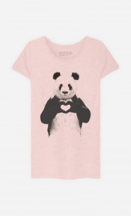 T-Shirt Femme Love Panda