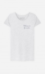 T-Shirt Femme Râleuse et Française - Brodé