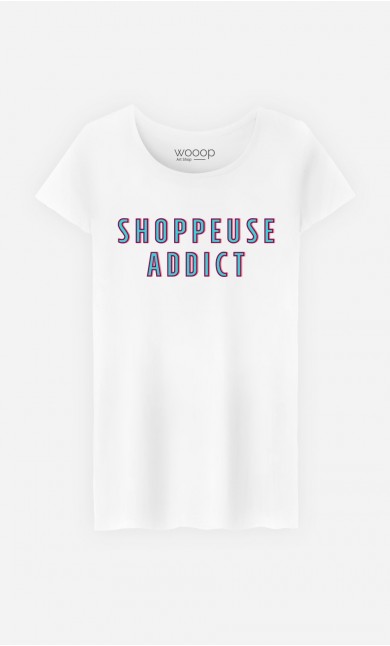 T-Shirt Femme Shoppeuse Addict