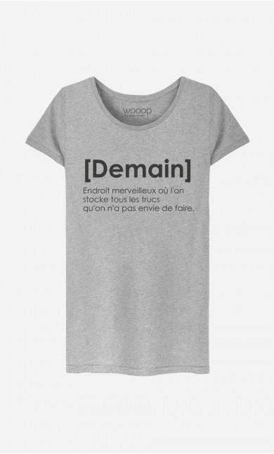 T-Shirt Femme Demain Définition