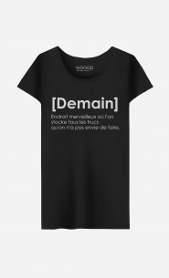 T-Shirt Femme Demain Définition
