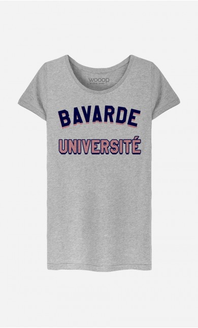 T-Shirt Femme Bavarde Université
