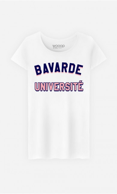 T-Shirt Femme Bavarde Université