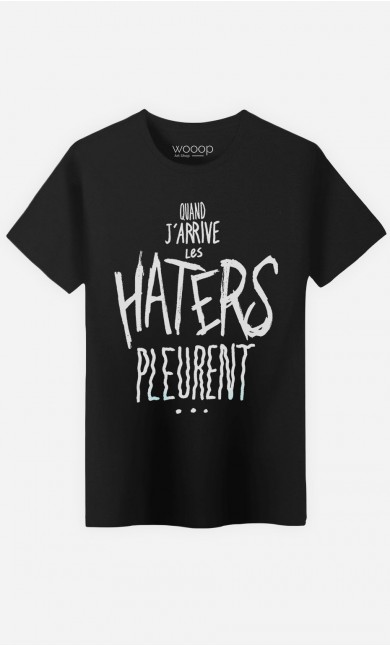 T-Shirt Homme Les Haters Pleurent