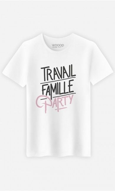 T-Shirt Homme Travail Famille Party