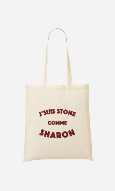 Tote Bag J'suis Stone comme Sharon