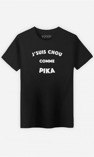 T-Shirt Homme J'suis Chou comme Pika