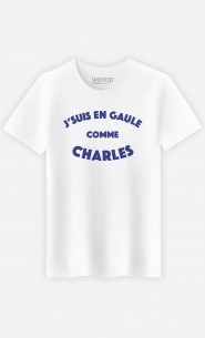 T-Shirt Homme J'suis en Gaule comme Charles