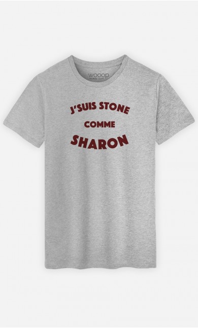 T-Shirt Homme J'suis Stone comme Sharon