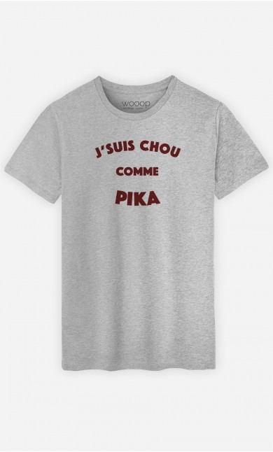 T-Shirt Homme J'suis Chou comme Pika