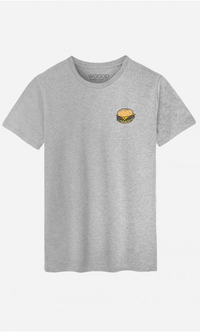 T-Shirt Homme Burger - brodé