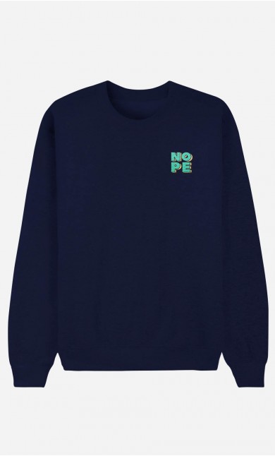 Sweat Homme Nope - brodé