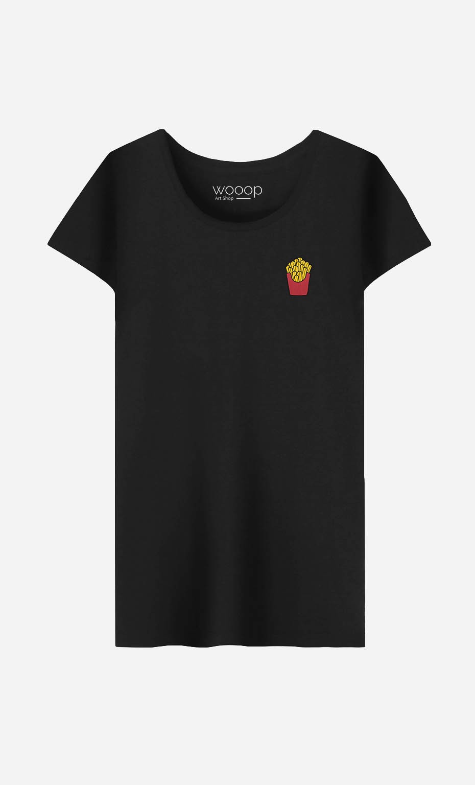 T-Shirt Femme French Fries - brodé