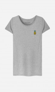 T-Shirt Femme Ananas - brodé