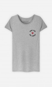 T-Shirt Femme Une Vie de Likes